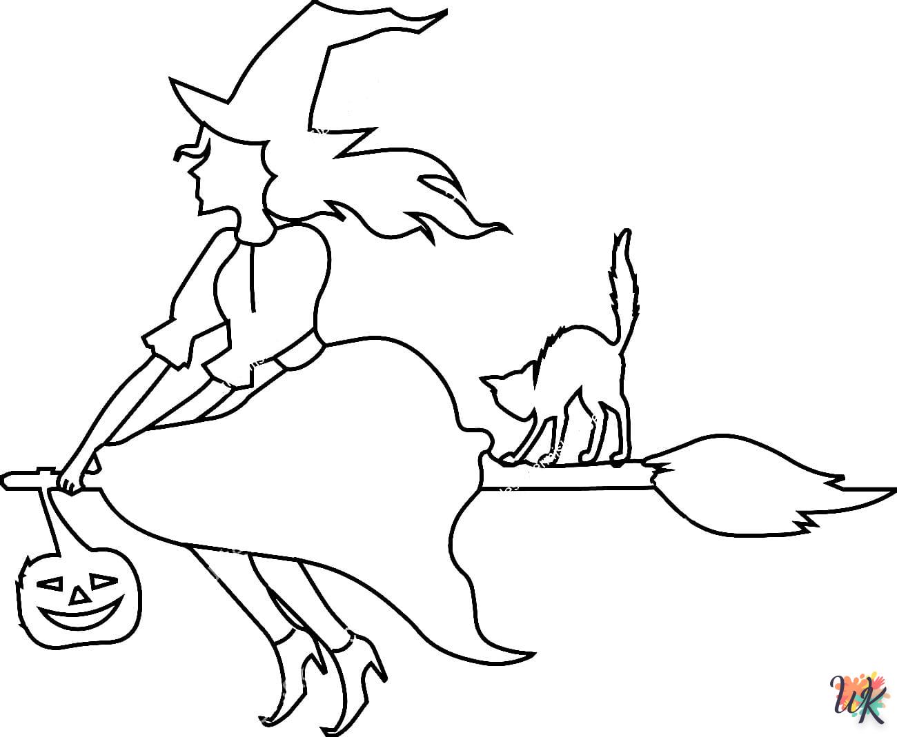 Strega 31 Disegni da Colorare Strega 29